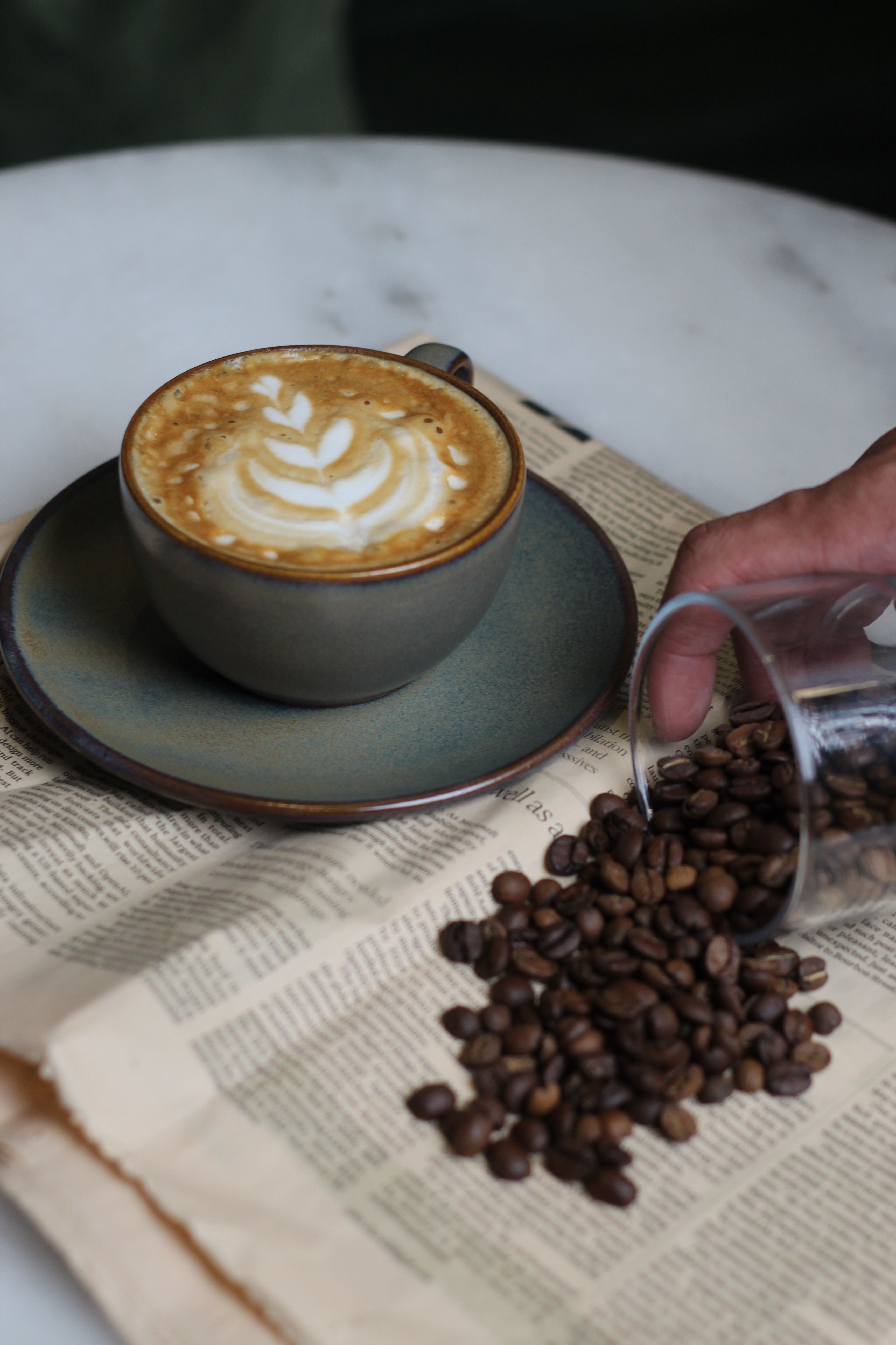 Coffee and beans